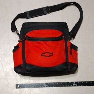 Chevy Bow Tie Cooler Bag, Red and Black Men's Bag